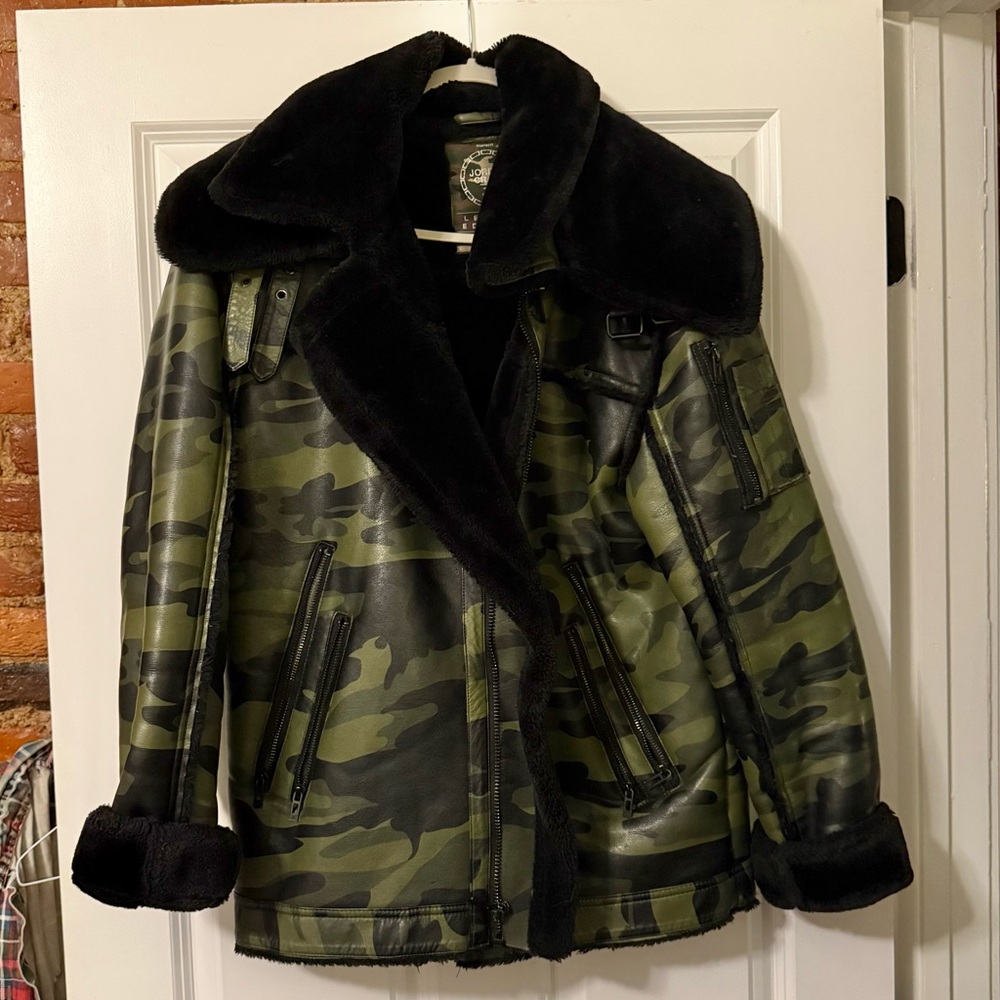 Jordan Craig Legacy Camo & Fur Coat